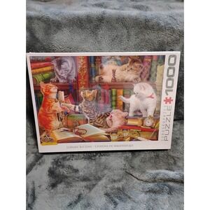 Eurographics Puzzle 1000 Library Kittens‎